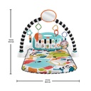 Fisher Price / Gimnasio Piano Pataditas Musicales Brilla y Crece 0-36m