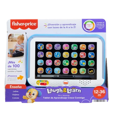 Fisher Price / Ríe y Aprende Tablet De Aprendizaje Crece Conmigo Azul 12-36m