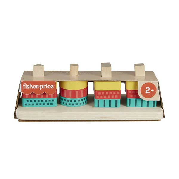 Fisher -Price Torres de Formas de Madera de Encajar  2a+