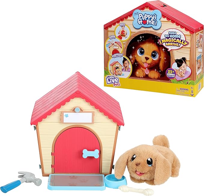 Mi Pequeño Cachorro con Casa Little Live Pets 5a+