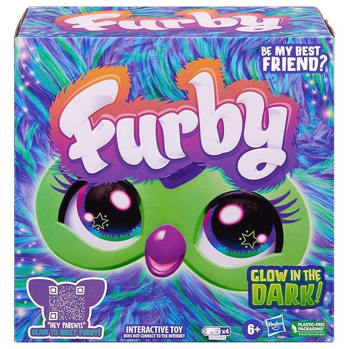 Furby Interactivo Brilla en la Oscuridad 6a+