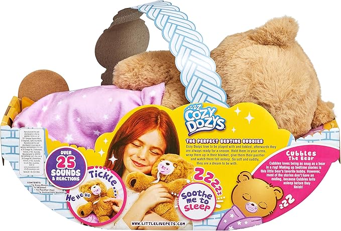 Little Live Pets Cozy Dozys Cachorros de Oso 4a+
