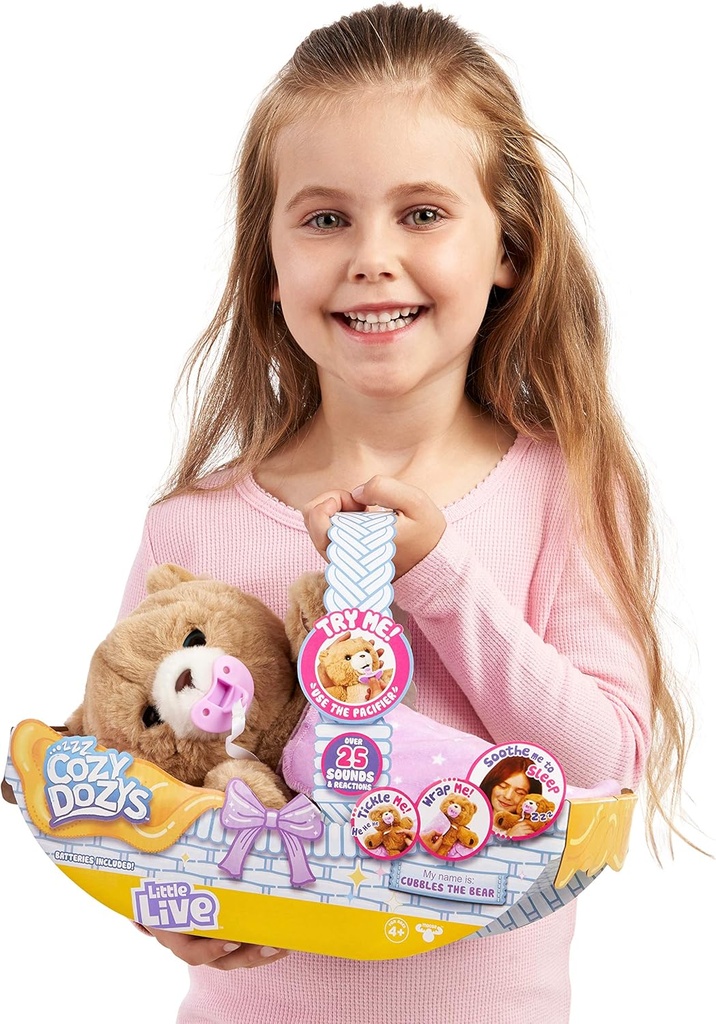 Little Live Pets Cozy Dozys Cachorros de Oso 4a+