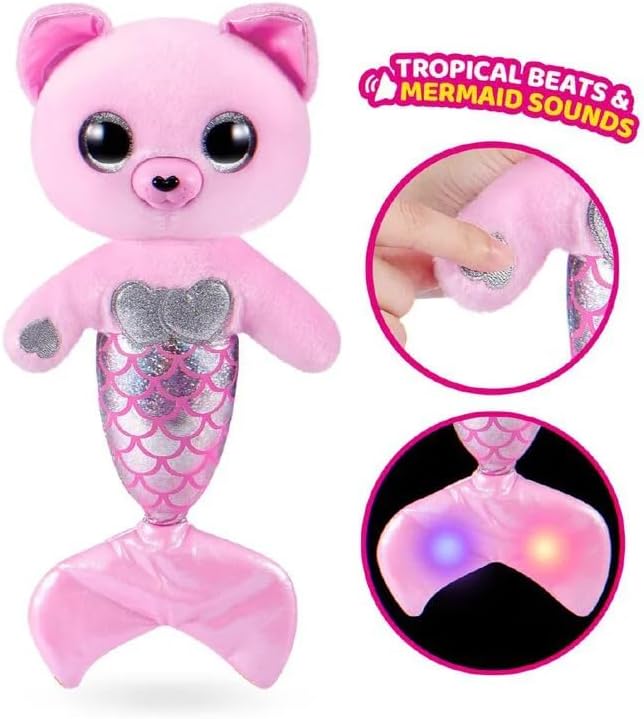 Pets Alive Peluche de Sirena con Luz y Sonido Surt/3 3a+