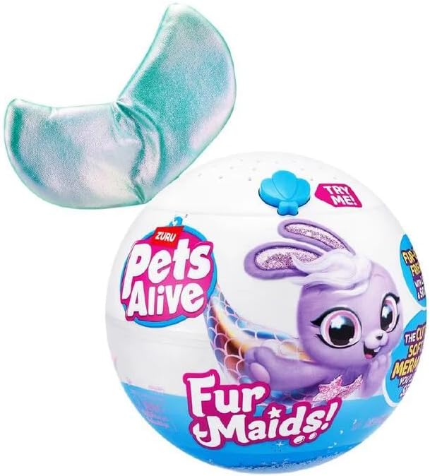 Pets Alive Peluche de Sirena con Luz y Sonido Surt/3 3a+