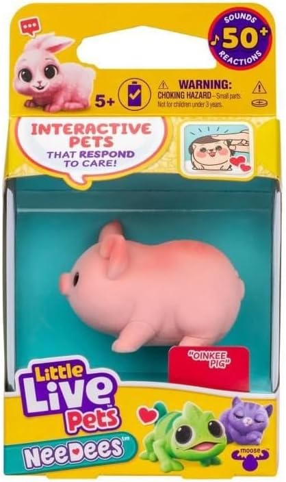 Mascotas Pequeñas Interactivas 50 Diferentes Sonidos  Live Pets 5a+/ Surtido 4 -  Se venden por separado