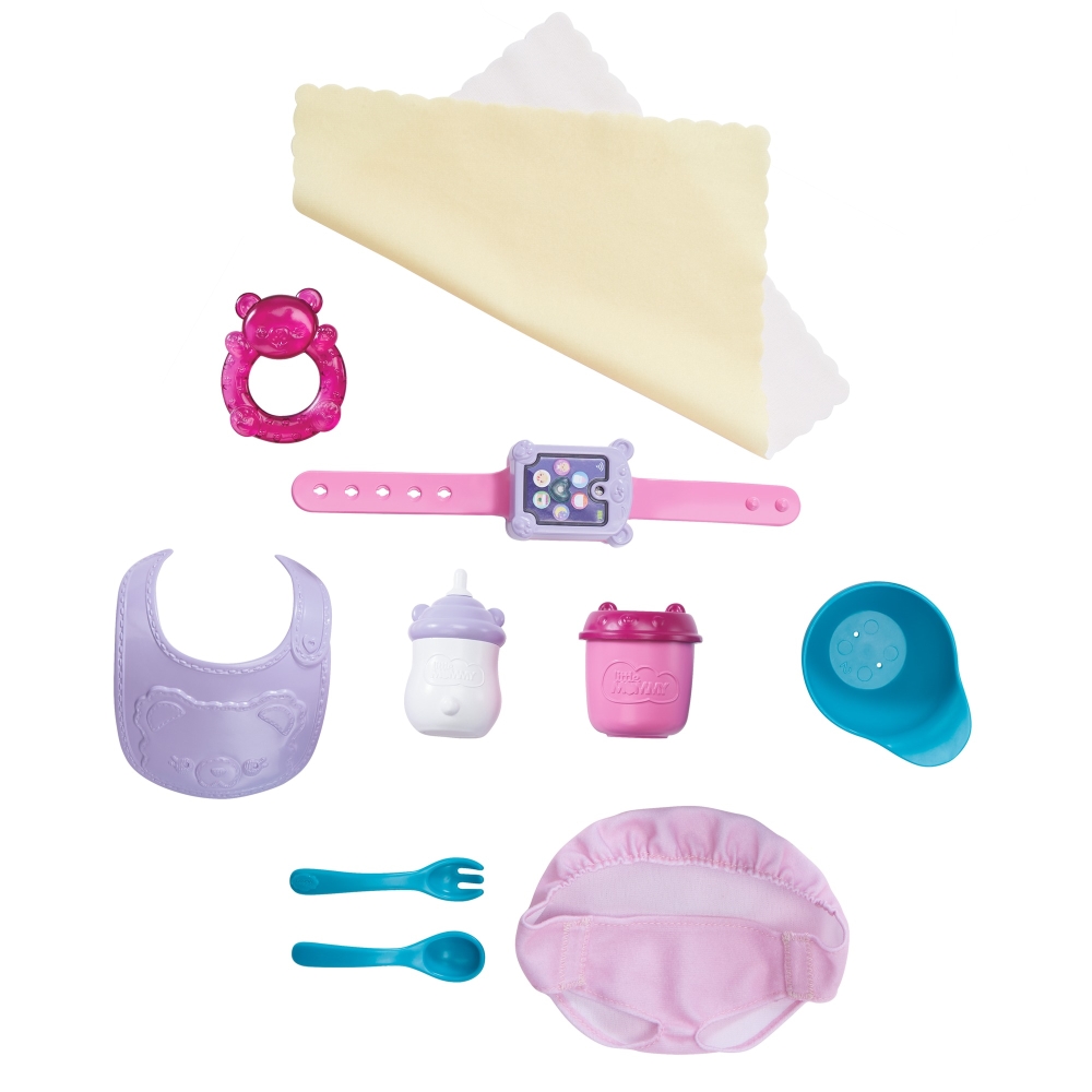 Little Mommy ¡ El Reloj de Ayuda a Cuidarme! 10 Accessorios 3a+