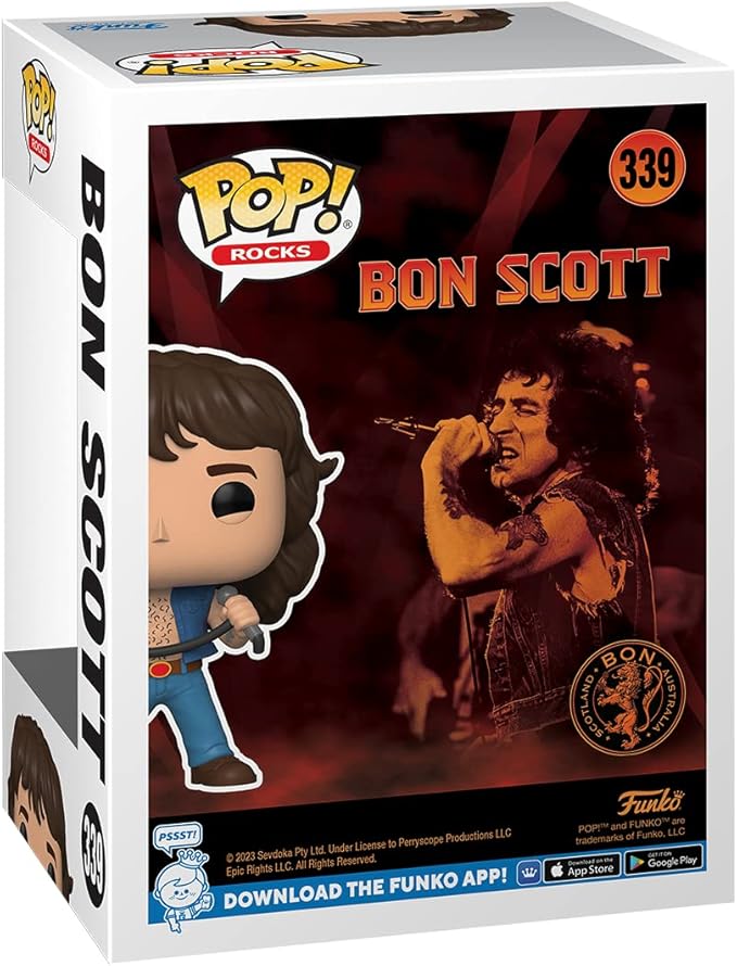 Figura Funko Pop! Rocks (339) Bon Scott 3a+