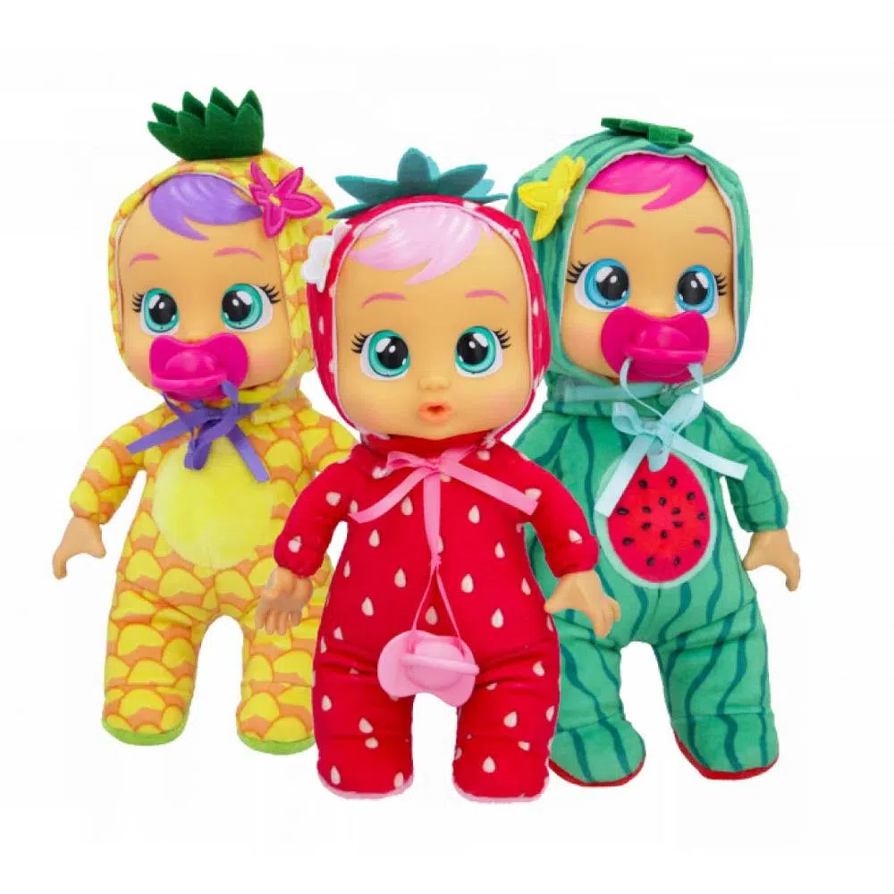 Cry Babies Tiny Cuddles Tutti Frutti Surtido de 4 / 18m+ ( Se Venden Por Separado )