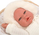 Bebé Real 40cm Arias Reborn Alejandra con Manta 6a+
