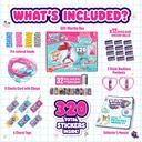 Pulseras y Collar con 320 Stickers 5a+ ( Sticki Rolls)