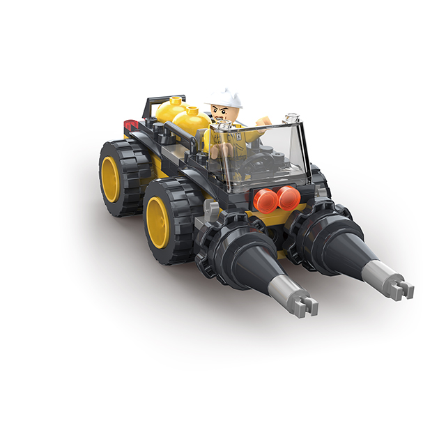 Juego de Vehículos de Construcción Armable 604pzs 6a+