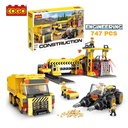 Juego de Vehículos de Construcción Armable 604pzs 6a+