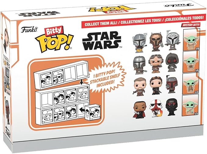 Set/4 Figuritas Funko Bitty Pop! Star Wars 3a+