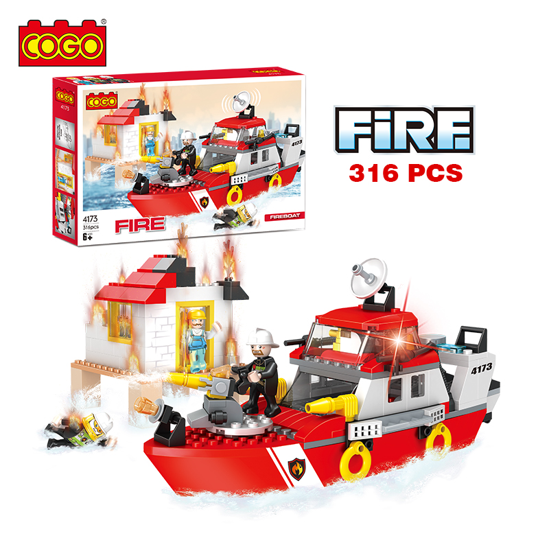 City Barco de Bomberos 318pzs 6a+