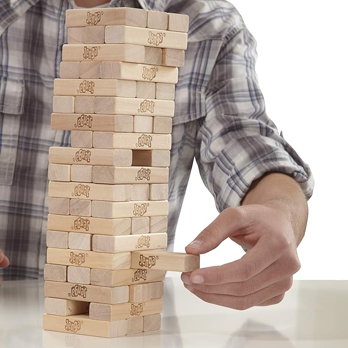 Hasbro Games - Juego Jenga Clásico Renovado 6a+