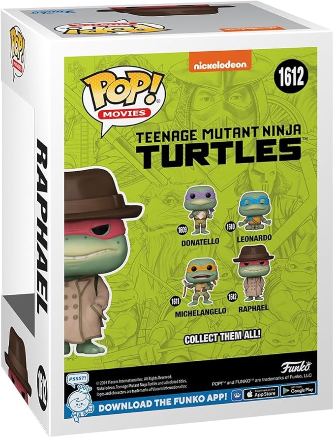 Figura Funko Pop! Tortugas Ninja (1612) Raphael 3a+