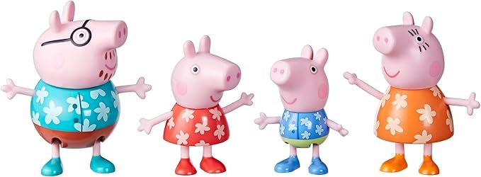 Figuras Peppa Pig y su Familia Set/4 3a+