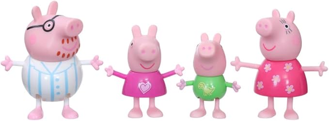 Figuras Peppa Pig y su Familia Set/4 3a+