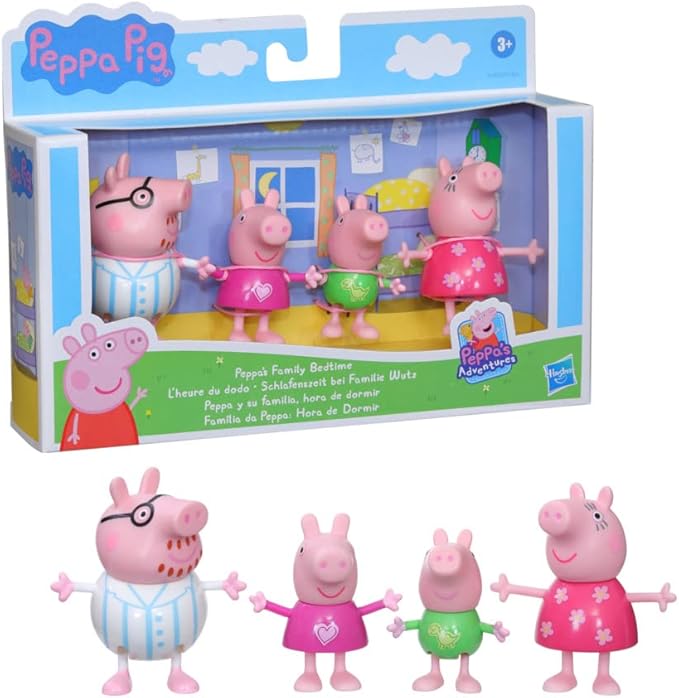 Figuras Peppa Pig y su Familia Set/4 3a+