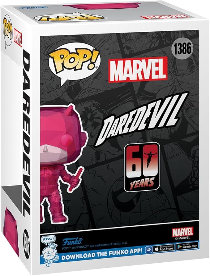 Figura Funko Pop! Marvel (1386) Daredevil 60 Años 3a+