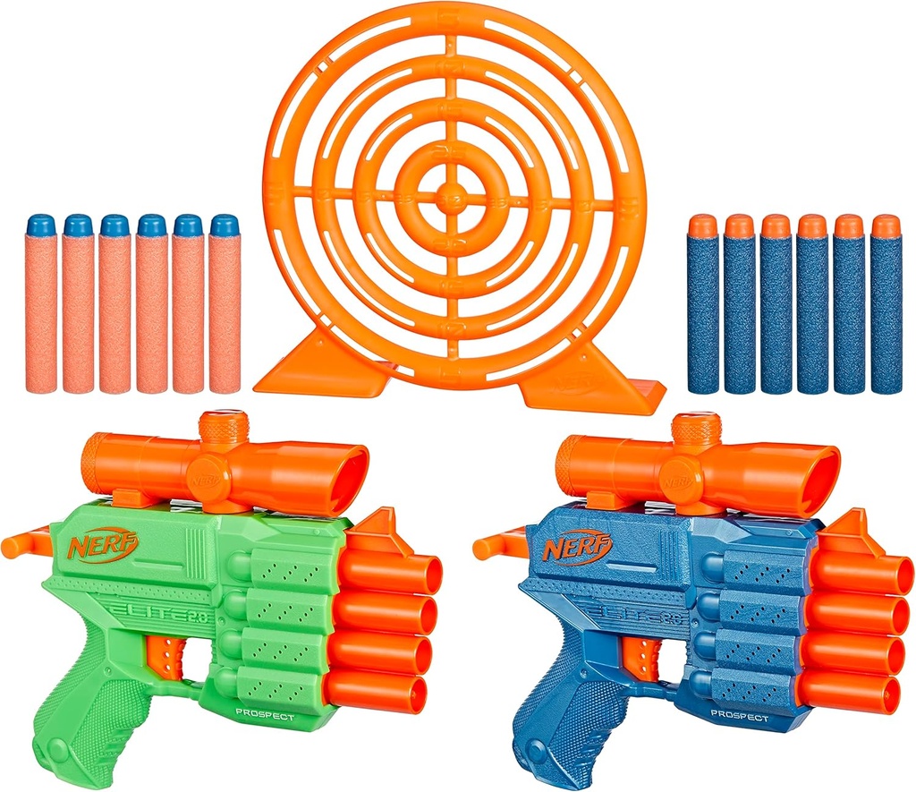 Lanzador Nerf Elite 2.0 Prospect QS4 8a+