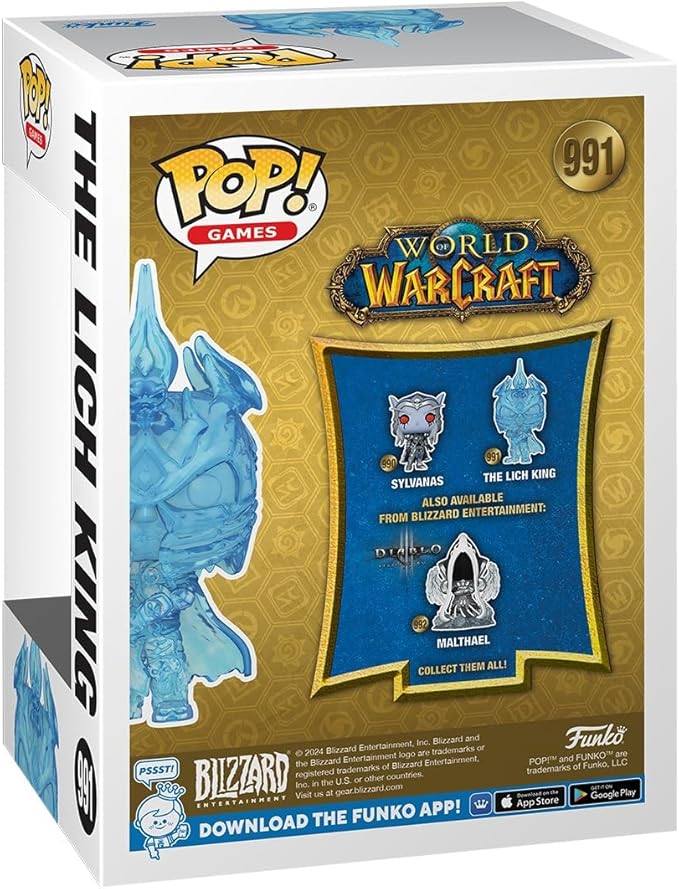 Figura Funko Pop! Games World War Craft (991) The Lich King 3a+
