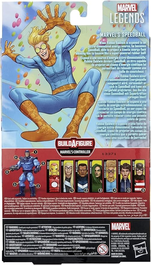 Figura Marvel Legend Marvel´s SpeedBall 8a+
