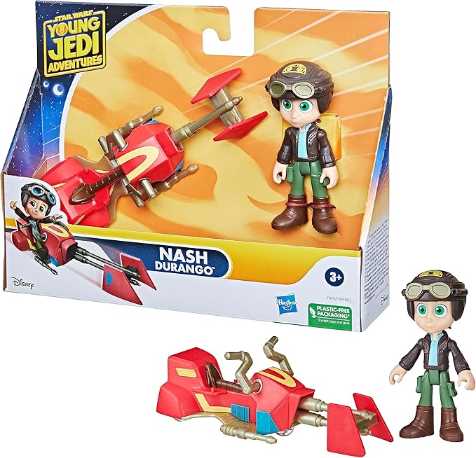 Figuras Star Wars Young Jedi Aventures con Nave 3a+