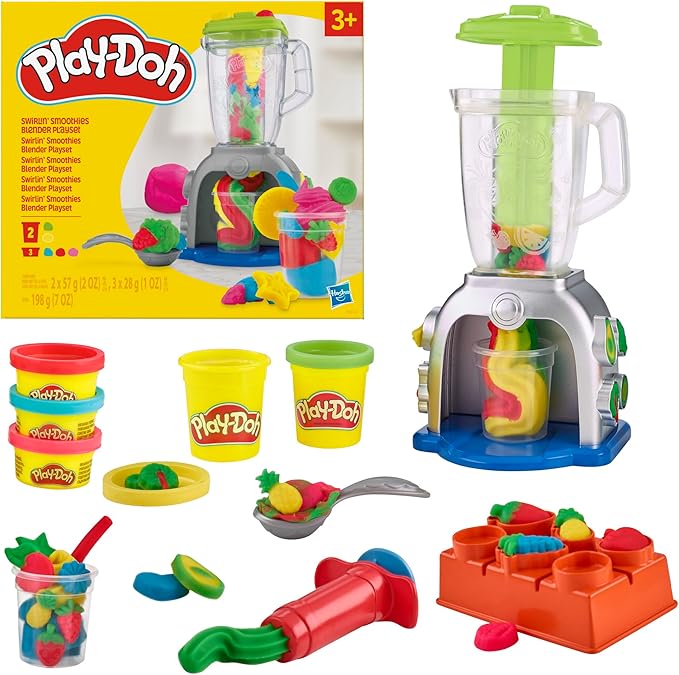 Play-Doh - Plasticina Licuadora de Batidos Coloridos 3a+