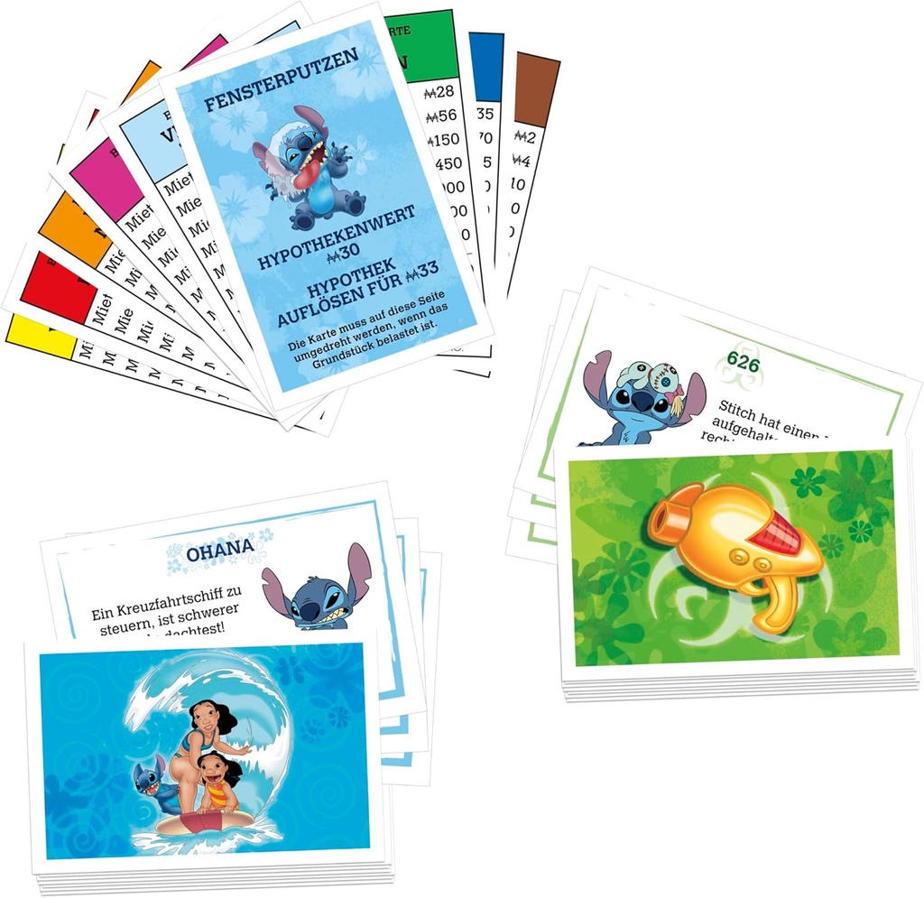 Hasbro Games - Juego de Mesa Monopoly Disney Stitch 8a+