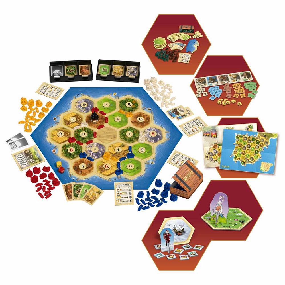 Juegos de Mesa Catan Descubre un Nuevo Mundo 10a+(220100)