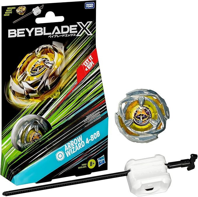 Lanzador con Trompo Beyblade X 8a+ ( Surtido de 4 - Se venden por Separado )