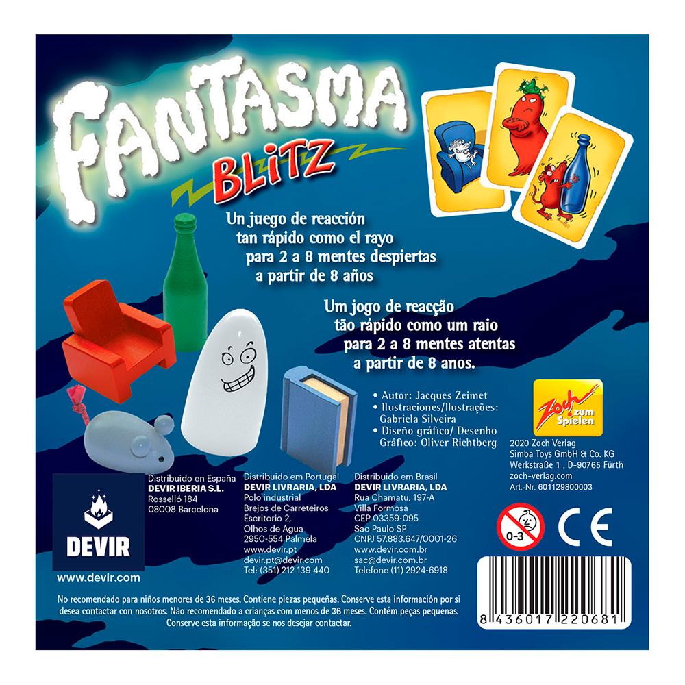 Juego de Mesa Fantasma Blitz un Juego de Reaccion 8a+ (220681)
