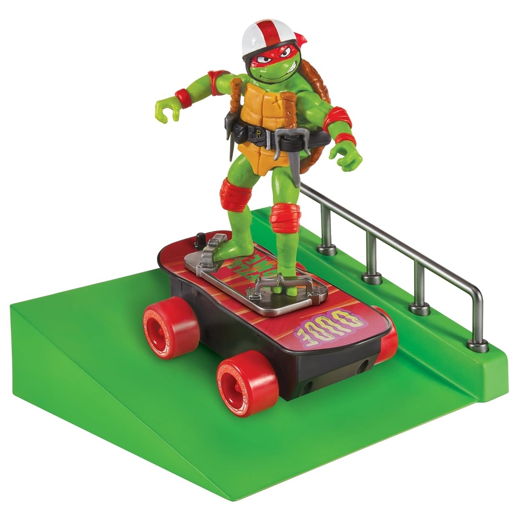 Figuras de las Tortugas Ninja con Patineta Motorizada 4a+ ( Surtido de 4 - Se Venden por Separado )