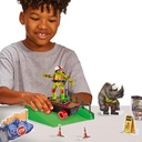 Figuras de las Tortugas Ninja con Patineta Motorizada 4a+ ( Surtido de 4 - Se Venden por Separado )