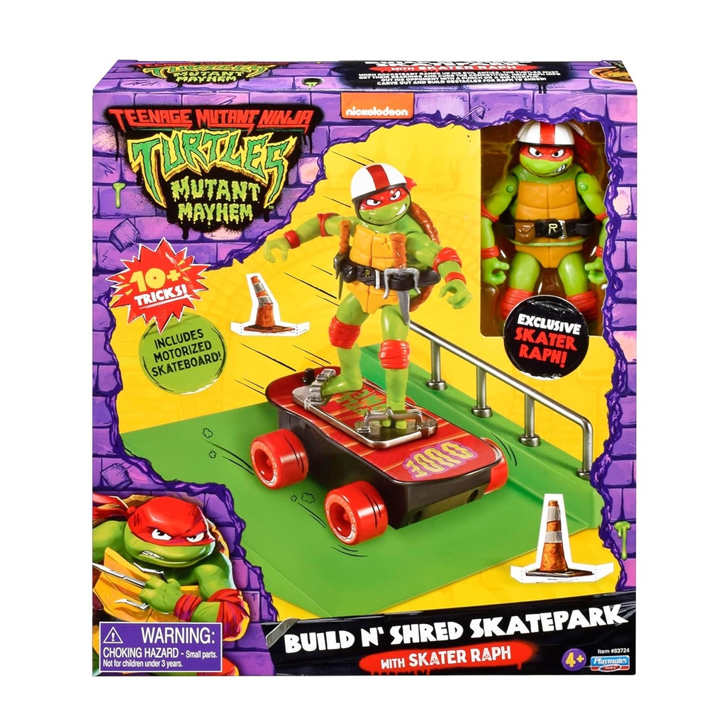 Figuras de las Tortugas Ninja con Patineta Motorizada 4a+ ( Surtido de 4 - Se Venden por Separado )