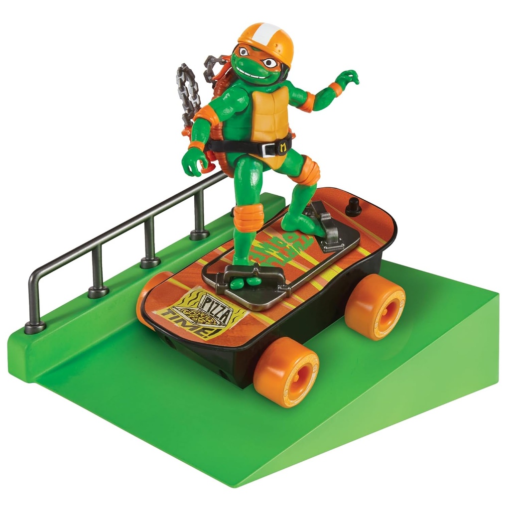 Figuras de las Tortugas Ninja con Patineta Motorizada 4a+ ( Surtido de 4 - Se Venden por Separado )