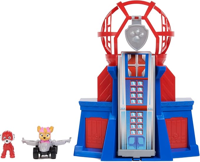 Set de Juego de Torre con Vehículo de Paw Patrol the Mighty Movie 3a+