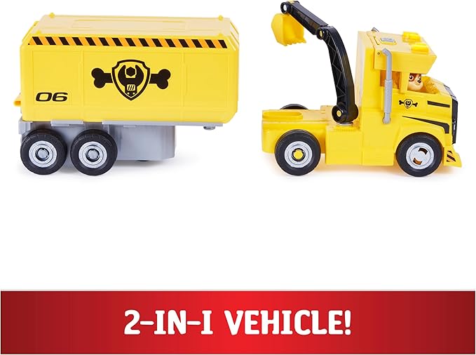 Paw Patrol Vehículo Mega Big Truck Rubble 3a+