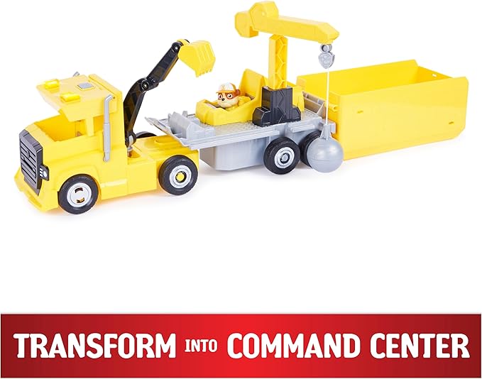 Paw Patrol Vehículo Mega Big Truck Rubble 3a+