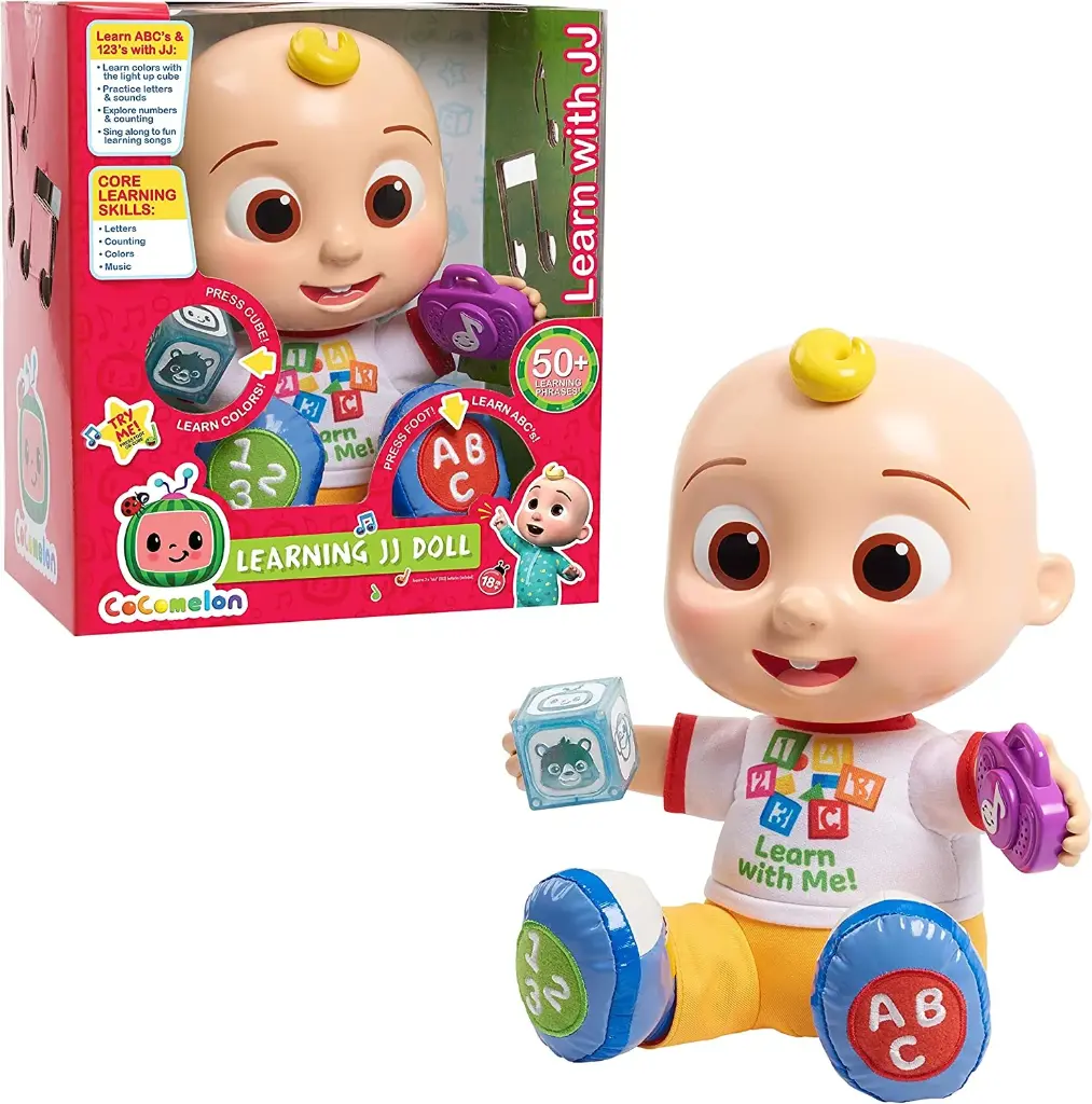 Muñeco Cocomelon JJ de Aprendizaje Luz/Sonidos 18m+