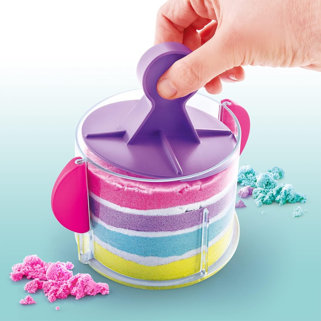 So Sand DIY Tie Dye Sand Box / MODIFIY TO RAINBOW CAKE BOX
