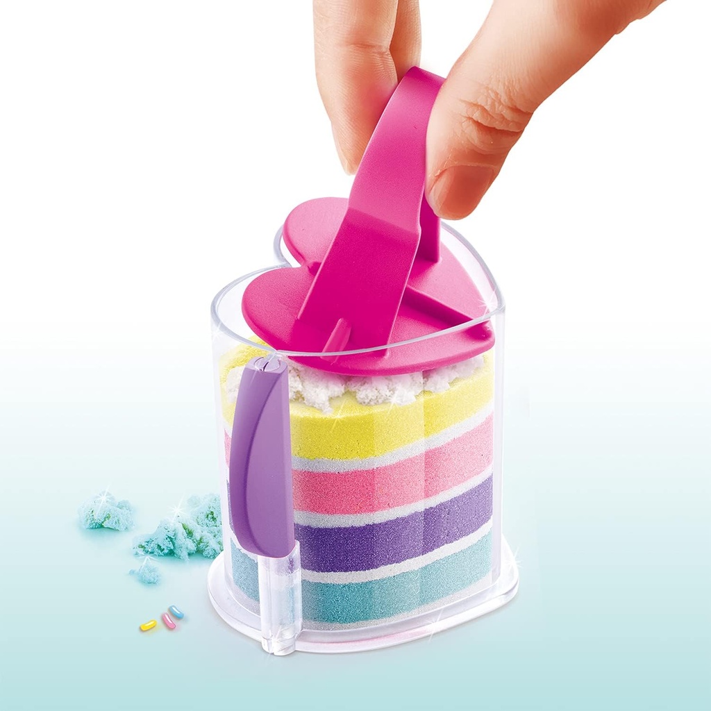 So Sand DIY Tie Dye Sand Box / MODIFIY TO RAINBOW CAKE BOX