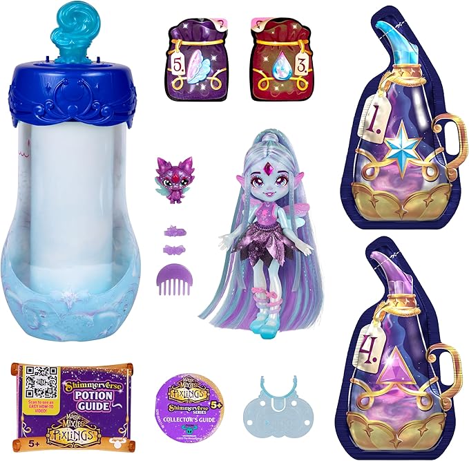 Muñeca Magic Mixies Aparecerá Magicamente Cabello Brilla en la Oscuridad 5a+
