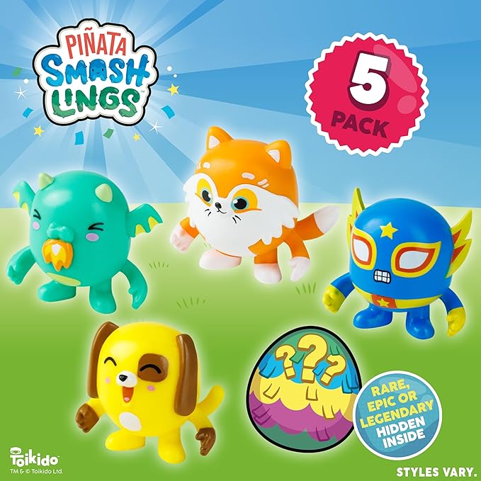Figuras Piñata Smash Lings Set de 5 - 3a+ ( Surtido de 6 - Se venden por Separdo )