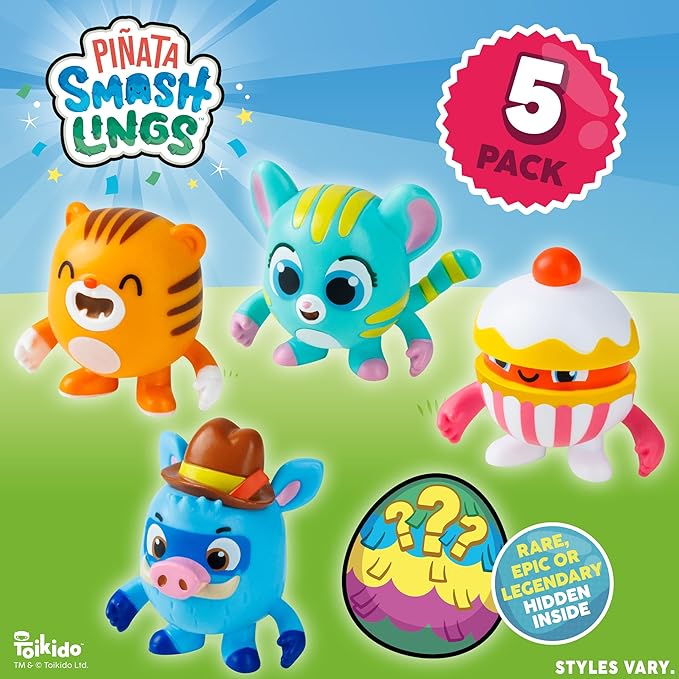 Figuras Piñata Smash Lings Set de 5 - 3a+ ( Surtido de 6 - Se venden por Separdo )