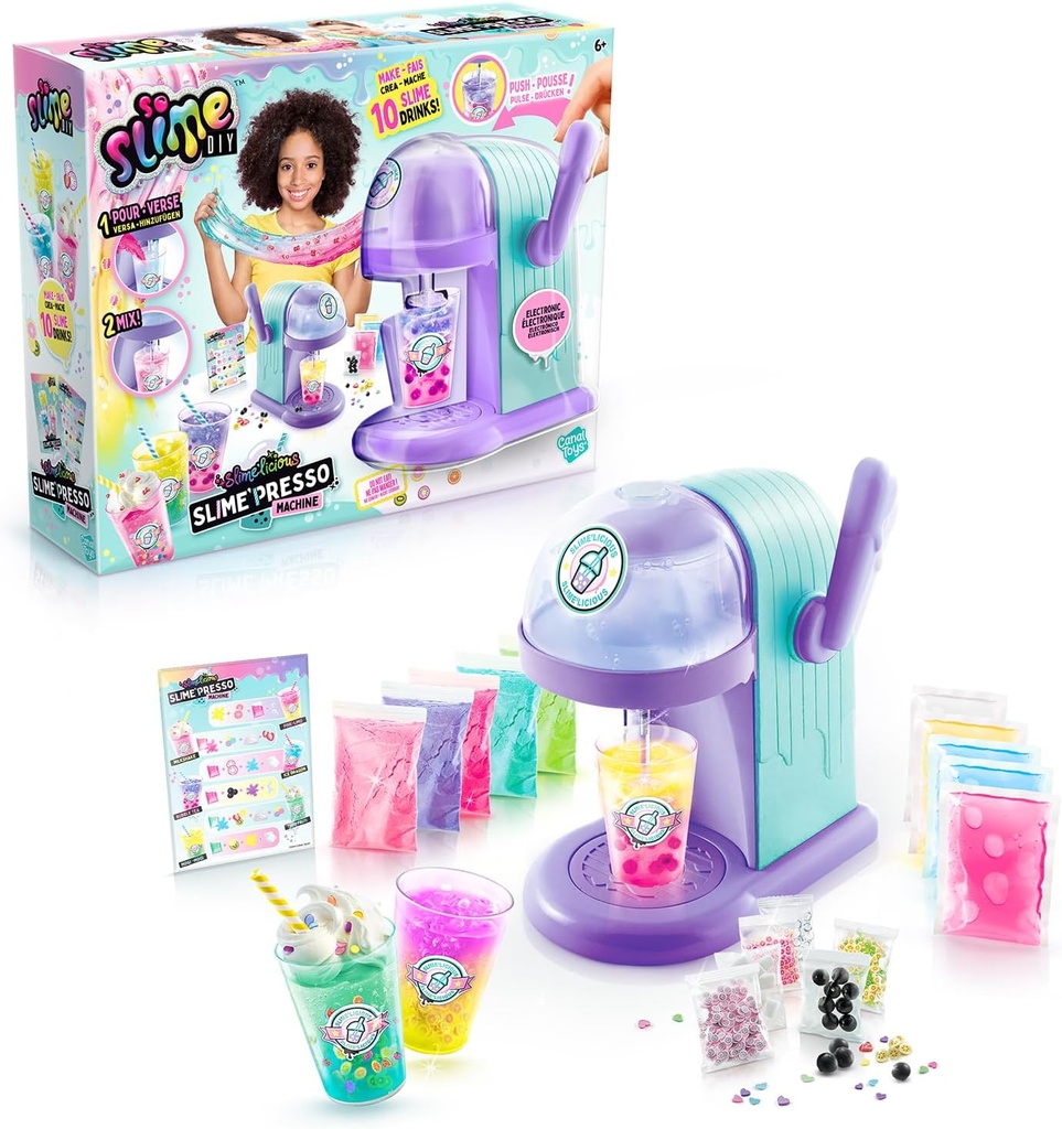 Slime Maquina Electrica de Batidos 10 Diferentes Bebidas 6a+