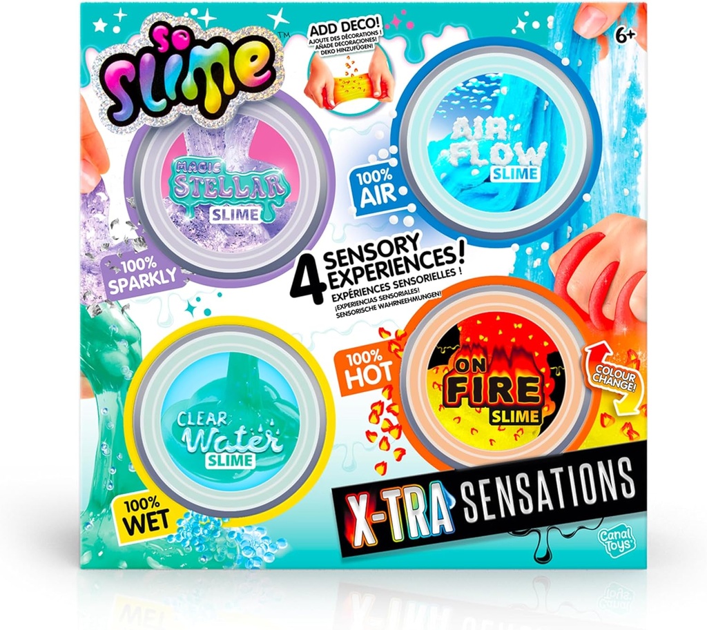 Slime X-Tra Sensación Set/4 6a+