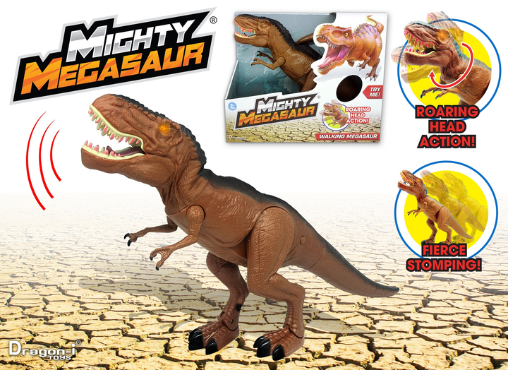 Dinosaurio TRex Luz y Sonido 3a+